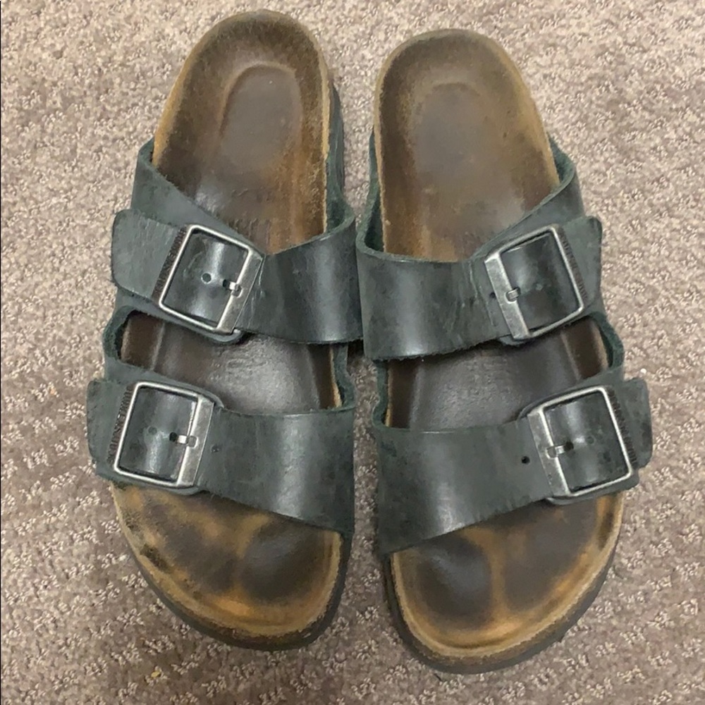 Black and Tan Birkenstock’s